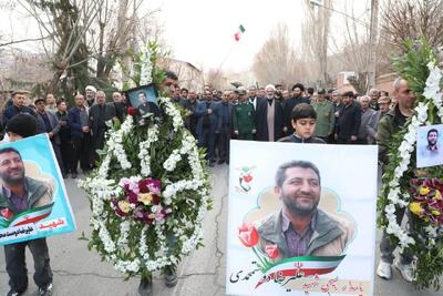  تشییع پیکر پاک شهید والامقام «علیرضا دوستمحمدی» به روایت تصاویر