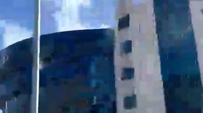  تصاویر اصابت ترکش موشک ایرانی به مرکز حیاتی اسرائیل