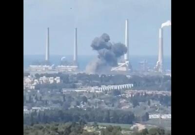  قطع برق در نتیجه اصابت موشک‌های ایران به نیروگاه برق الخضیره