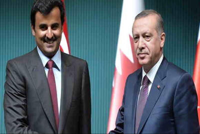  رایزنی اردوغان با امیر قطر درباره تحولات اخیر منطقه