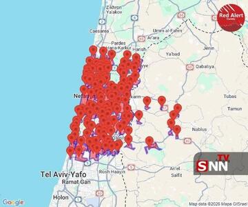  ببینید| موشک‌های ایرانی بر فراز آسمان سرزمین‌های اشغالی