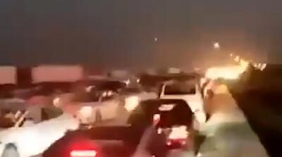  تصاویر فرار کویتی‌ها به عربستان از ترس نشت رادیواکتیو!