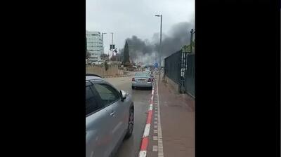  اصابت مستقیم موشک به شهر اشغالی بیت شِمِش