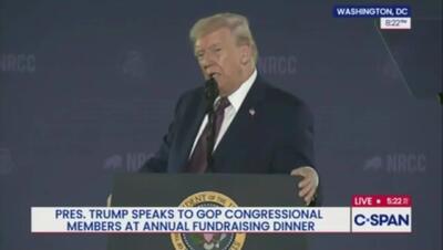  تعجب رئیس‌جمهور زیاده‌گوی آمریکا از توانایی حمله همزمان ایران به پایگاه های آمریکا در کشورهای عربی + فیلم