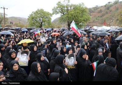  خاکسپاری باشکوه شهید محمدابراهیم ربانی‌پور در  دنا تصاویر - تسنیم