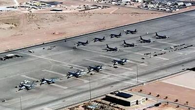  عکس های انفجار در حمله ایران به فرودگاه هواپیماهای سوخت رسان امریکایی در 80 کیلومتری ریاض عربستان