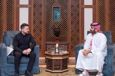 دیدار زلنسکی با بن سلمان درباره آخرین تحولات منطقه