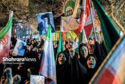  حضور زنان مشهدی در صف اول حماسه‌های شب‌های ایران| وقتی شنیدن صدای پدافند، ایستادگی را افزایش داد