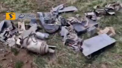  تصاویر انهدام یک پهپاد شناسایی آمریکا در آوج