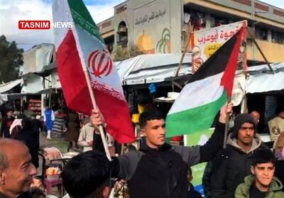  اعلام همبستگی جوانان غزه با ایران و محور مقاومت - تسنیم