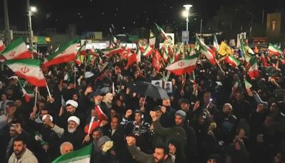  تصاویری از اجتماع مردم تبریز در میدان ساعت