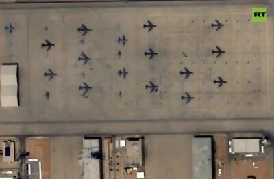  تصاویر ماهواره‌ای از انهدام و تخریب سوخت‌رسان‌های آمریکایی در پایگاه هوایی شاهزاده سلطان پس از اصابت موشک‌های ایران + فیلم