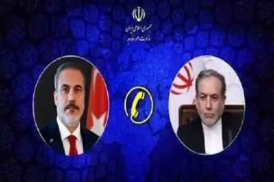  گفتگوی تلفنی وزرای امور خارجه جمهوری اسلامی ایران و ترکیه