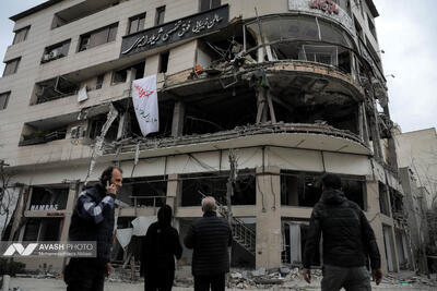  حمله رژیم صهیونیستی به ساختمان شبکه العربی در تهران + عکس