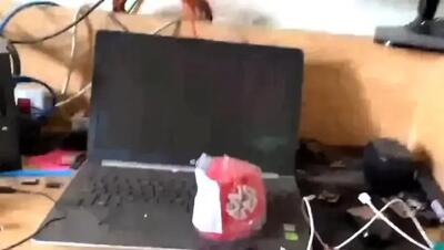  ساختمان تلویزیون العربی در تهران خسارت دید