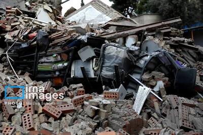  تصاویر آثار حمله هوایی به دانشگاه علم و صنعت