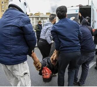  تصاویر دلخراش از حمله موشکی امروز به اتوبان شهید باقری