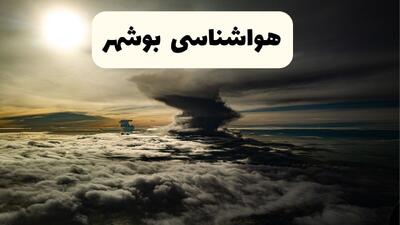  پیش بینی وضعیت آب و هوا بوشهر فردا دوشنبه ۱۰ فروردین ماه ۱۴۰۵ + هواشناسی بوشهر ۲۴ ساعت آینده + وضعیت هوای فردا بوشهر