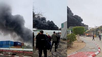  تصاویر مقابله به مثل موثر ایران با حمله به صنایع