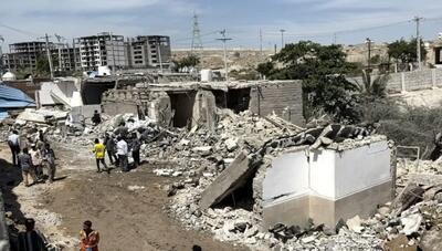  گزارش تصویری/ حمله هوایی به منطقه مسکونی «دوهزار» بندرعباس