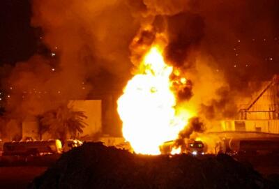  موشک‌های ایران پالایشگاه نفت اسرائیل را منهدم کردند