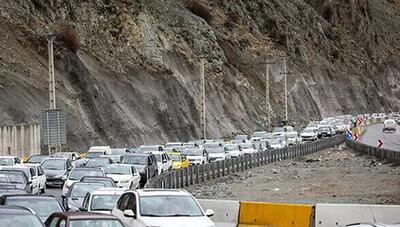  ترافیک سنگین در محورهای هراز، کندوان و فیروزکوه