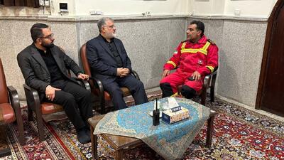  بازدید میدانی استاندار تهران از آتش‌نشانی