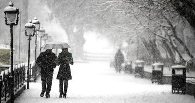  باران و برف در نیمه غربی کشور