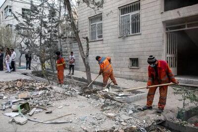  جزئیات عملیات آوار برداری در مناطق آسیب دیده پایتخت همزمان با آغاز جنگ