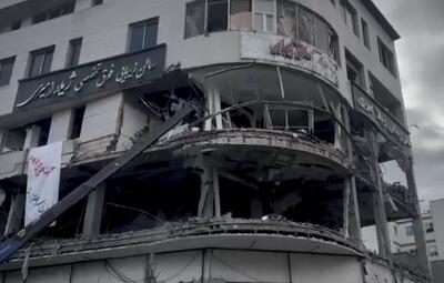  نبرد رمضان| سالن آریشی، مرکز فیزیوتراپی، استدیوی رسانه قطری هدف حملات کور دشمن صهیونیستی!