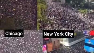  اعتراضات گسترده در آمریکا و جهان در محکومیت جنگ غیرقانونی آمریکا علیه ایران