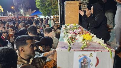  وداع مردم نورآباد با همسر شهید خلبان موسوی   تصاویر - تسنیم