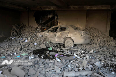  لحظات نفسگیر نجات ۲ نفر از زیر آوار حسینیه اعظم زنجان/ ببینید