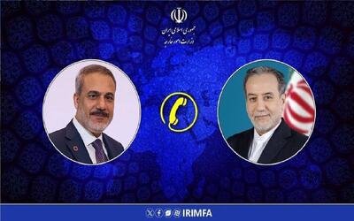  عراقچی خطاب به فیدان: موشکی از سمت ایران به سوی ترکیه پرتاب نشده است