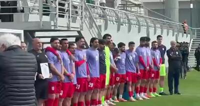  یادبود شهدای ایران مقابل چشم رئیس فیفا + فیلم