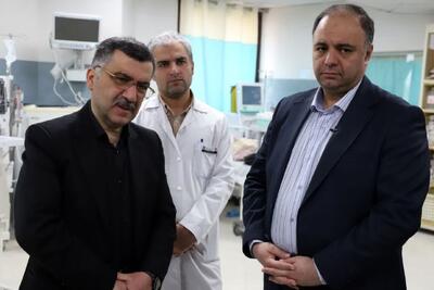  بازدید معاون وزیر بهداشت از مراکز درمانی قزوین