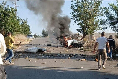  حمله هوایی به یک خودرو در جنوب لبنان