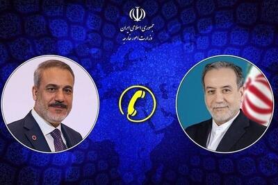  عراقچی در تماس با وزیر امورخارجه ترکیه حمله موشکی از سمت ایران به سوی این کشور را تکذیب کرد