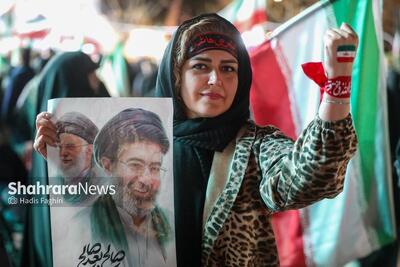  ویدئو| رجز خوانی یک بانوی ایرانی در آمل: برای خاکمان می‌جنگیم