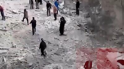  تصاویر حمله اسرائیل به دفتر یک رسانه در تهران