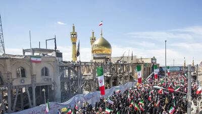  گزارش تصویری آیین روز جمهوری اسلامی در حسینیه اعظم زنجان