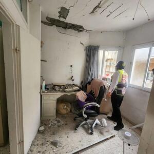  تصاویری از خسارات «بنی براک» بعد از حمله موشکی ایران