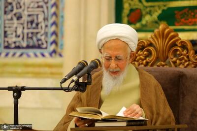  بغض آیت‌الله جوادی آملی مقابل دوربین شکست