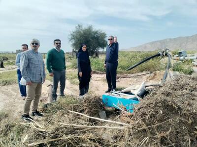  بازدید رئیس سازمان امور عشایر ایران از خسارات سیل اخیر در فارس