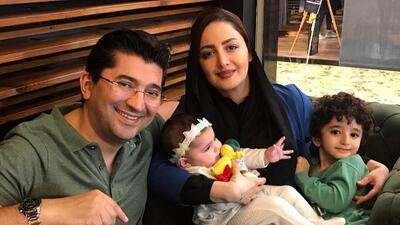  عکس / تغییرچهره جذاب سامیار و ساتین پسر و دختر ناز و بانمک شیلا خداداد و همسر جراحش بعد از 6 سال
