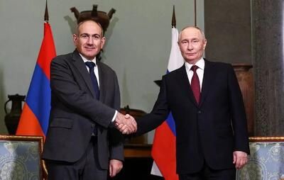  پوتین با پاشینیان دیدار کرد