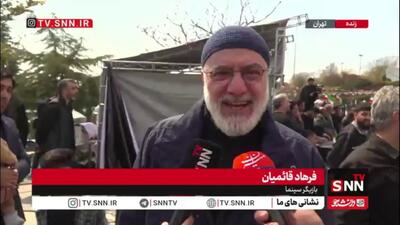  قائمیان: امروز در این شرایط آمده‌ام تا «آری به جمهوری اسلامی» بگویم/خاک پای ملت ایرانم