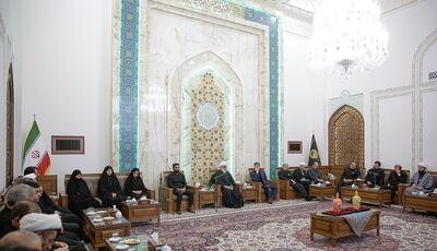  سه دستور تولیت آستان قدس رضوی در دیدار خانواده شهدای میناب