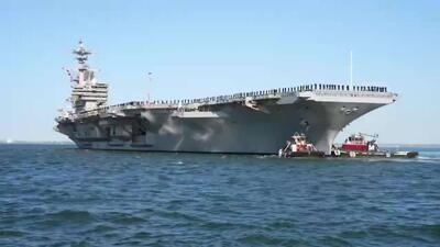  ایالات متحده سومین گروه ضربت ناو هواپیمابر خود را به خاورمیانه اعزام کرد