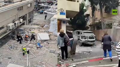  تصاویر ویرانی‌های اسرائیل بر اثر اصابت‌های امروز